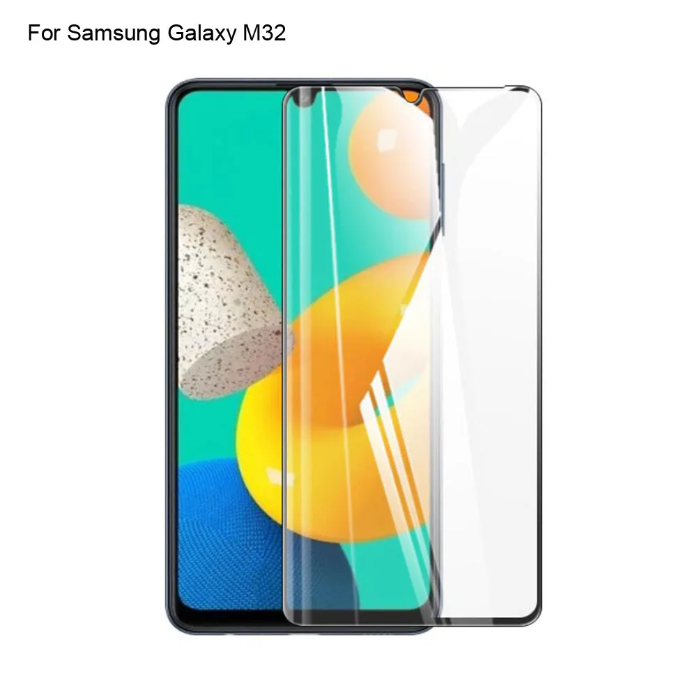 5 шт. для Samsung Galaxy M32 стекло закаленное Полное покрытие пленка экрана Защитная M 32