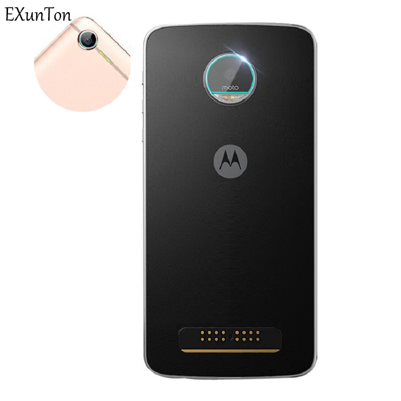 EXUNTON 2 шт. Motorola Moto Z Play Z2 Force закаленное стекло Защитная пленка для экрана задняя