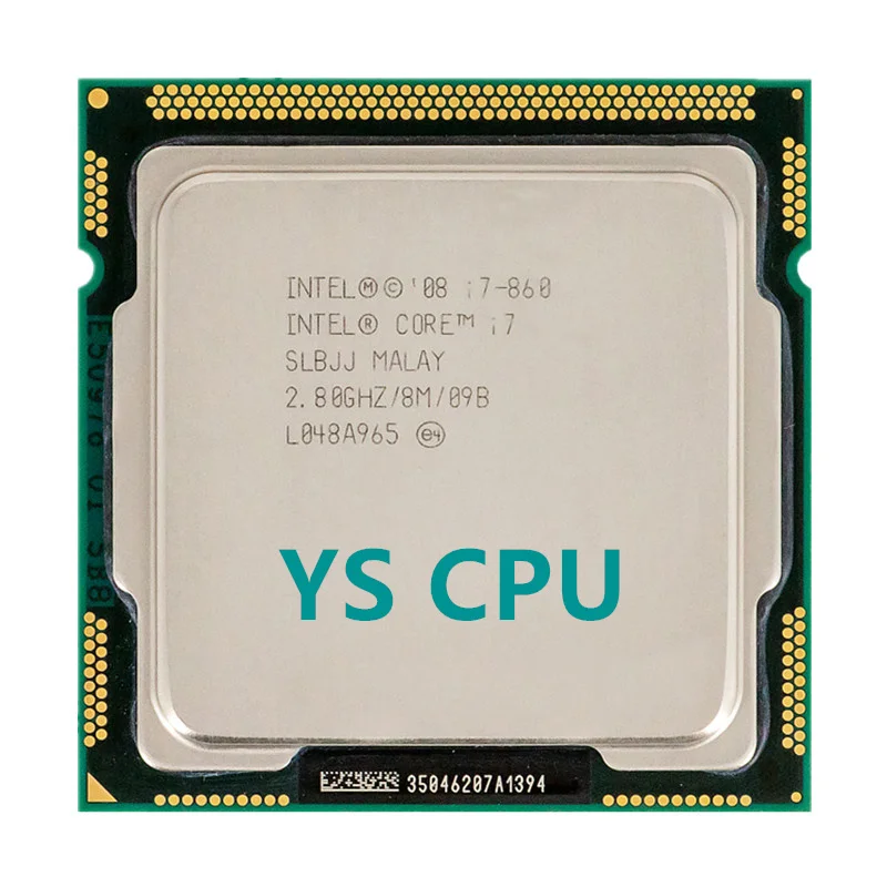 Процессор Intel Core i7-860 i7 860 2 8 ГГц четырехъядерный процессор Мб 95 Вт LGA 1156 свяжитесь с