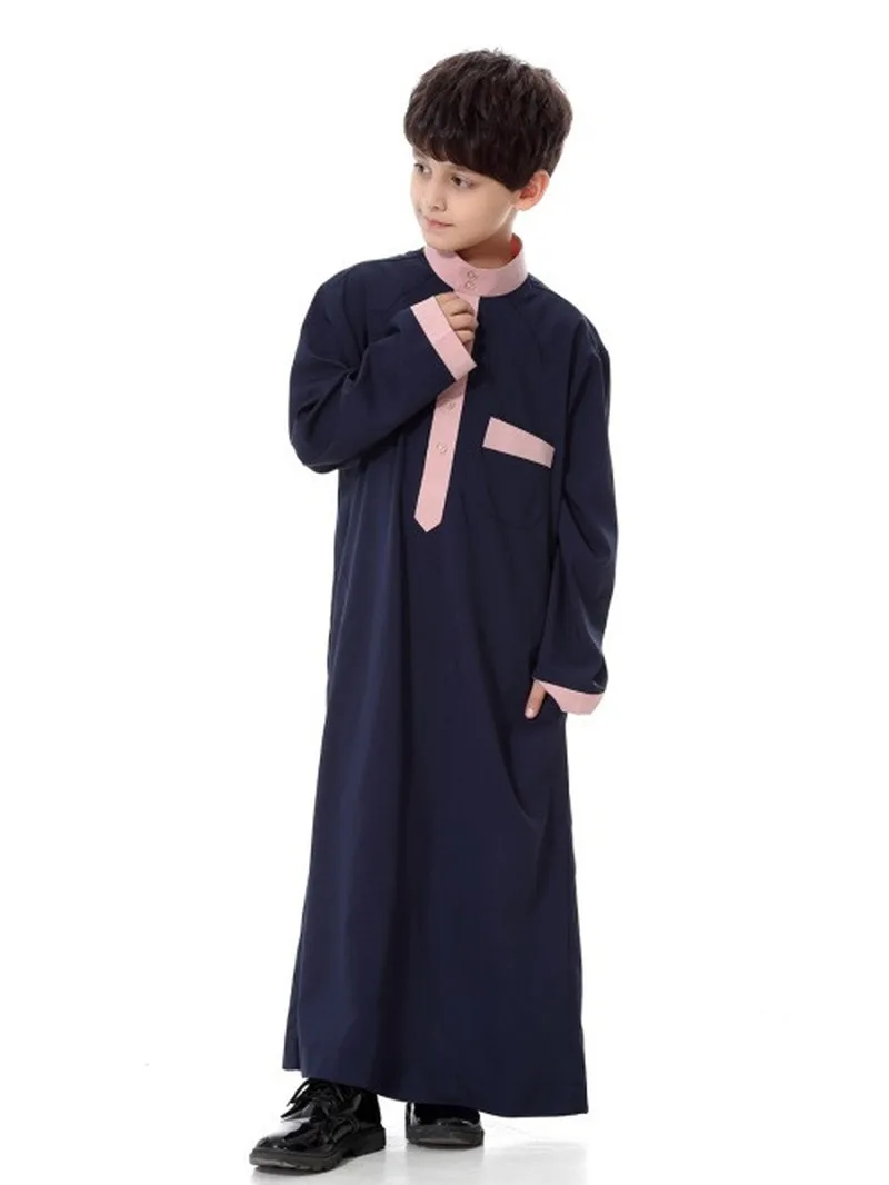 Muslim Men's Clothing Robes Eid Worship Service Middle East Ramadan Sets Jubba Thobe Islamic Abaya Jilbab Moslem Shirt Pants