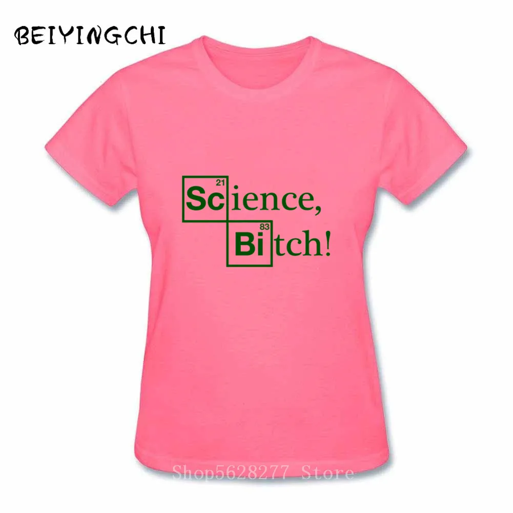 Новое поступление 2019 женские футболки с изображением научной суки серия во все
