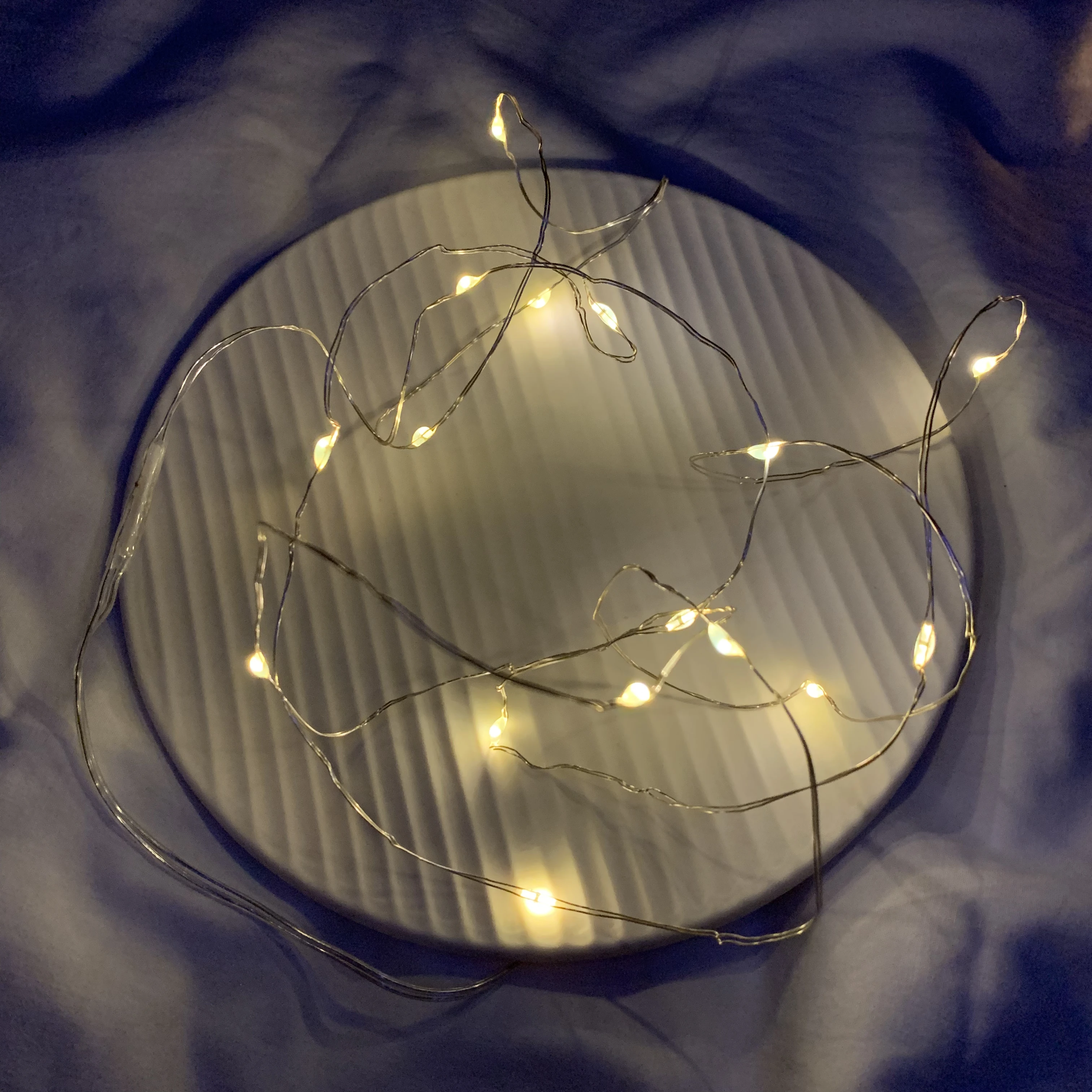 2 м 20 огней пробковая световая струна медная проволока световое украшение