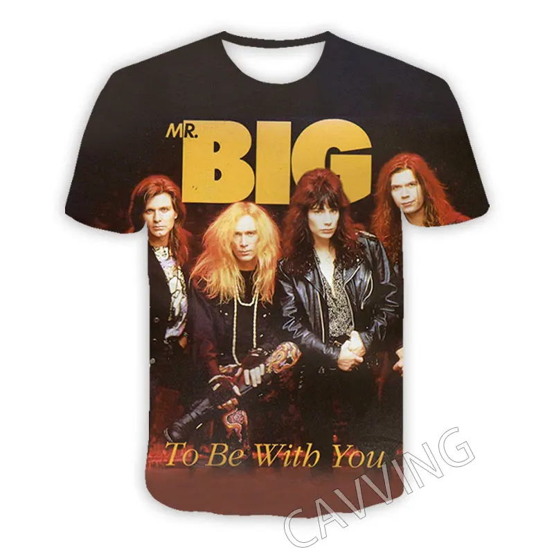 Футболки CAVVING с 3D принтом Mr.Big повседневные футболки в стиле хип-хоп