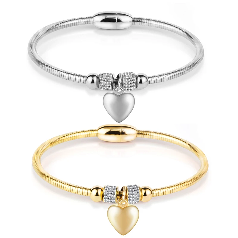Женский Браслет манжета в форме сердца ювелирное изделие женский браслет из