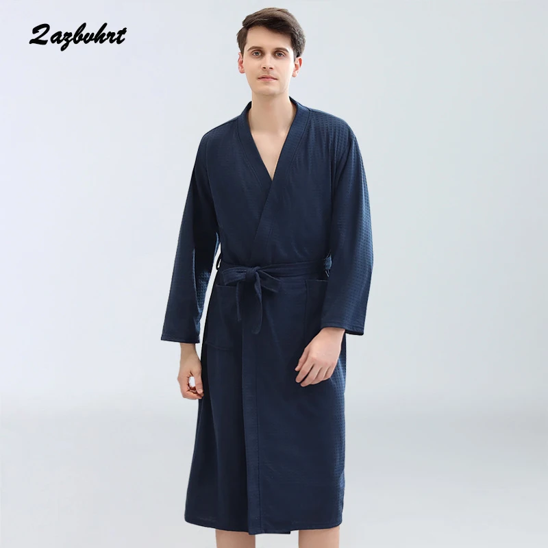 

New men's and women's nightgowns women's thin bathrobes absorbent quick drying pajamas men's and women's household clothes