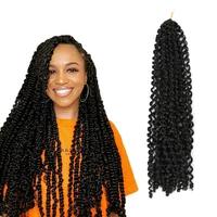 natifah hair extensions braiding hair passion twist crochet hair 18 inch 80gpack bug color for afro twist synthetic hair braids
