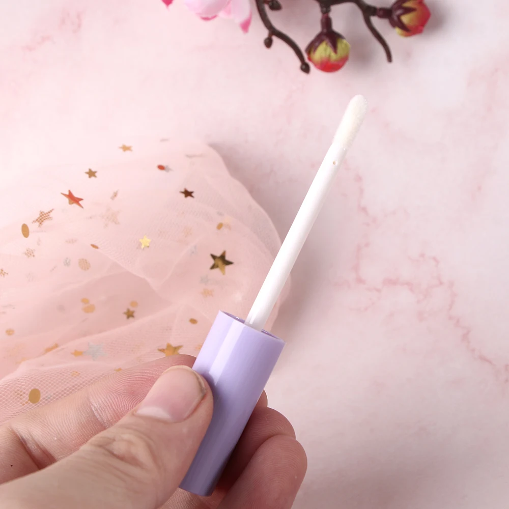 

1pcs Purple Refillable Empty Tubes Lip Gloss Lipstick Cosmetic Containers DIY Supplies Sample Holder Makeup Tool