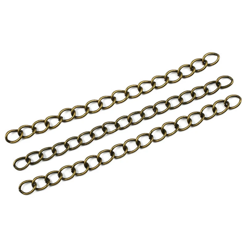 25 шт./лот 7 см цепочки для ожерелья удлинитель бижутерии принадлежности поделок