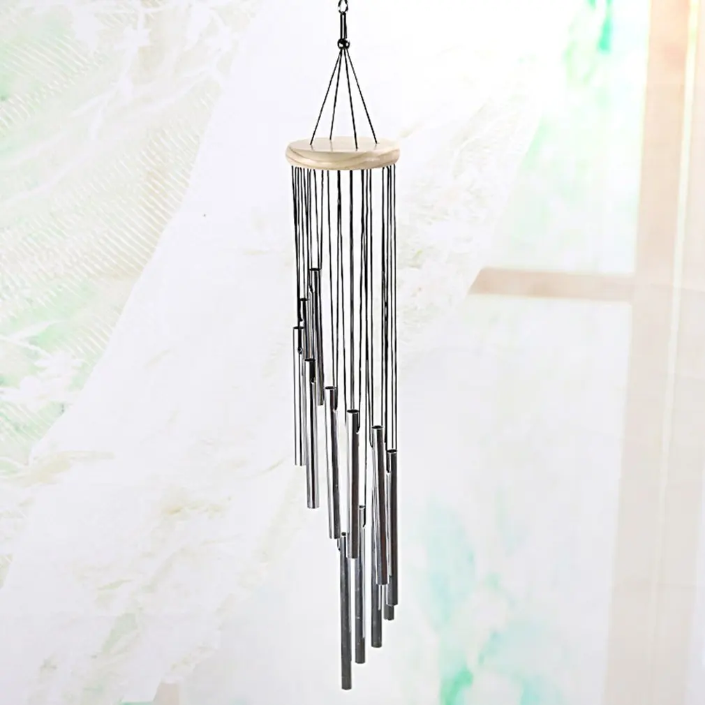 NEW Outdoor Metal Wind Chimes Yard Garden Bell Wind Chime Window Bells Wall Hanging Decorations Home Decor wooden wind