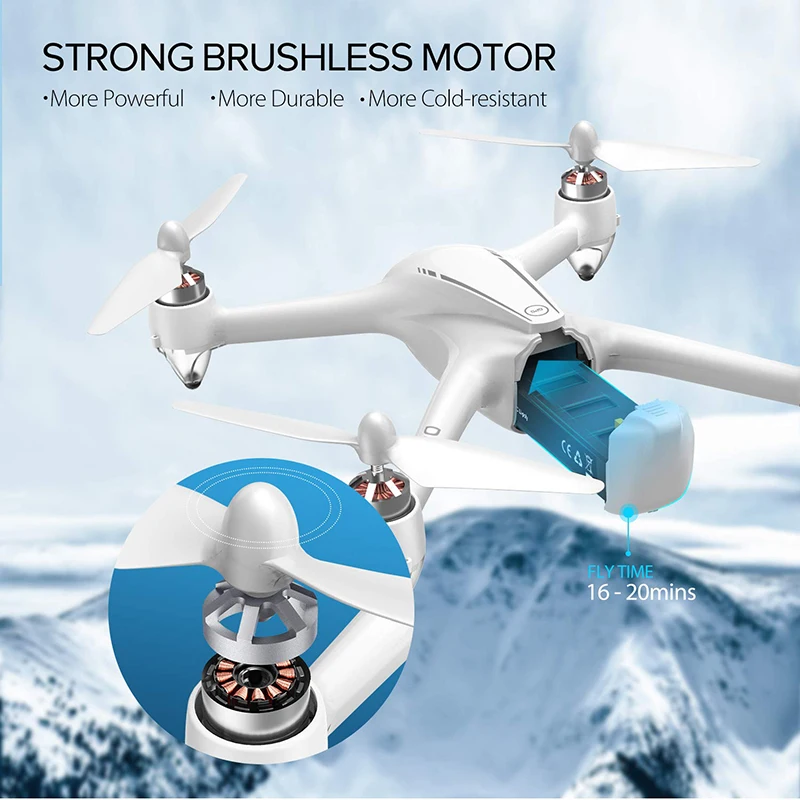 Potensic D80 GPS 5G Wi Fi FPV с 2K камерой антенна видео широкоугольный оптический поток RC