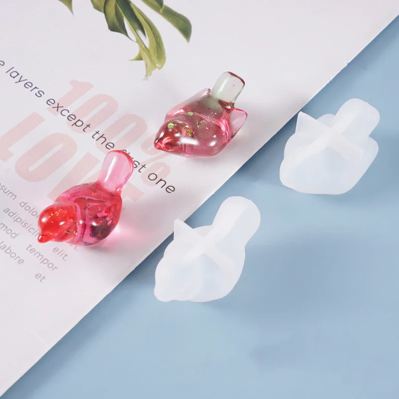 

DIY Crystal Epoxy Mold Simulation Bird Three-dimensional Pendant Pendant Silicone Mold