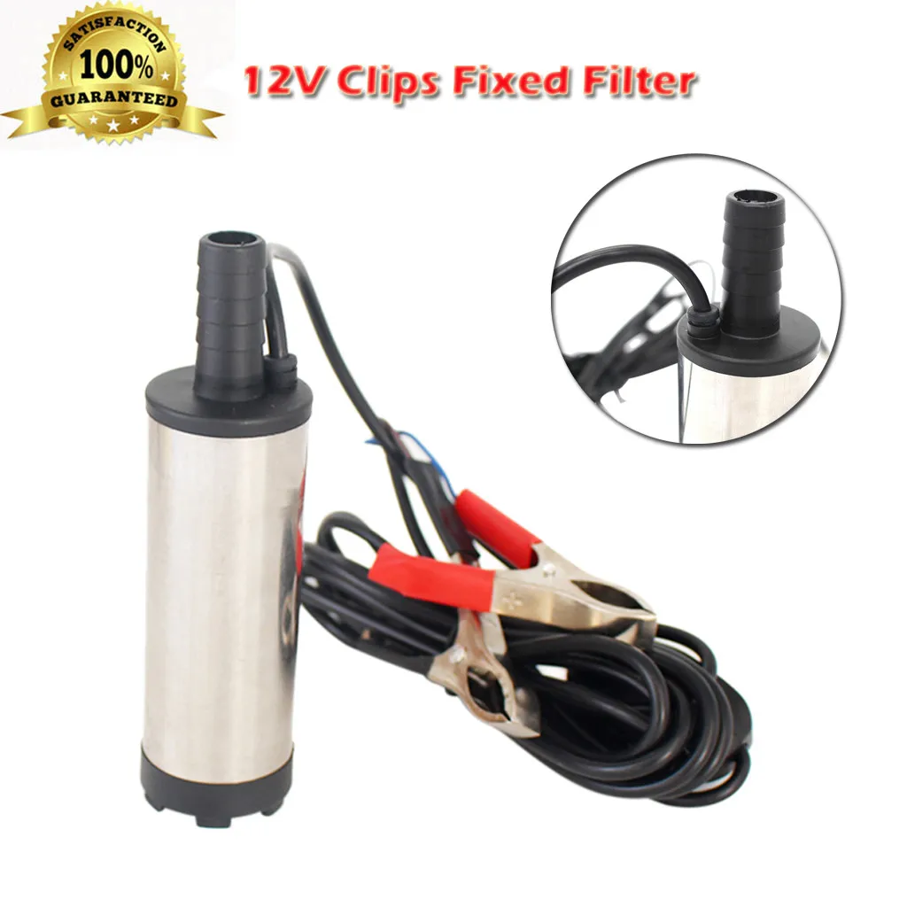 12V 24 V DC Электрический погружной насос для перекачки дизельное топливо воды