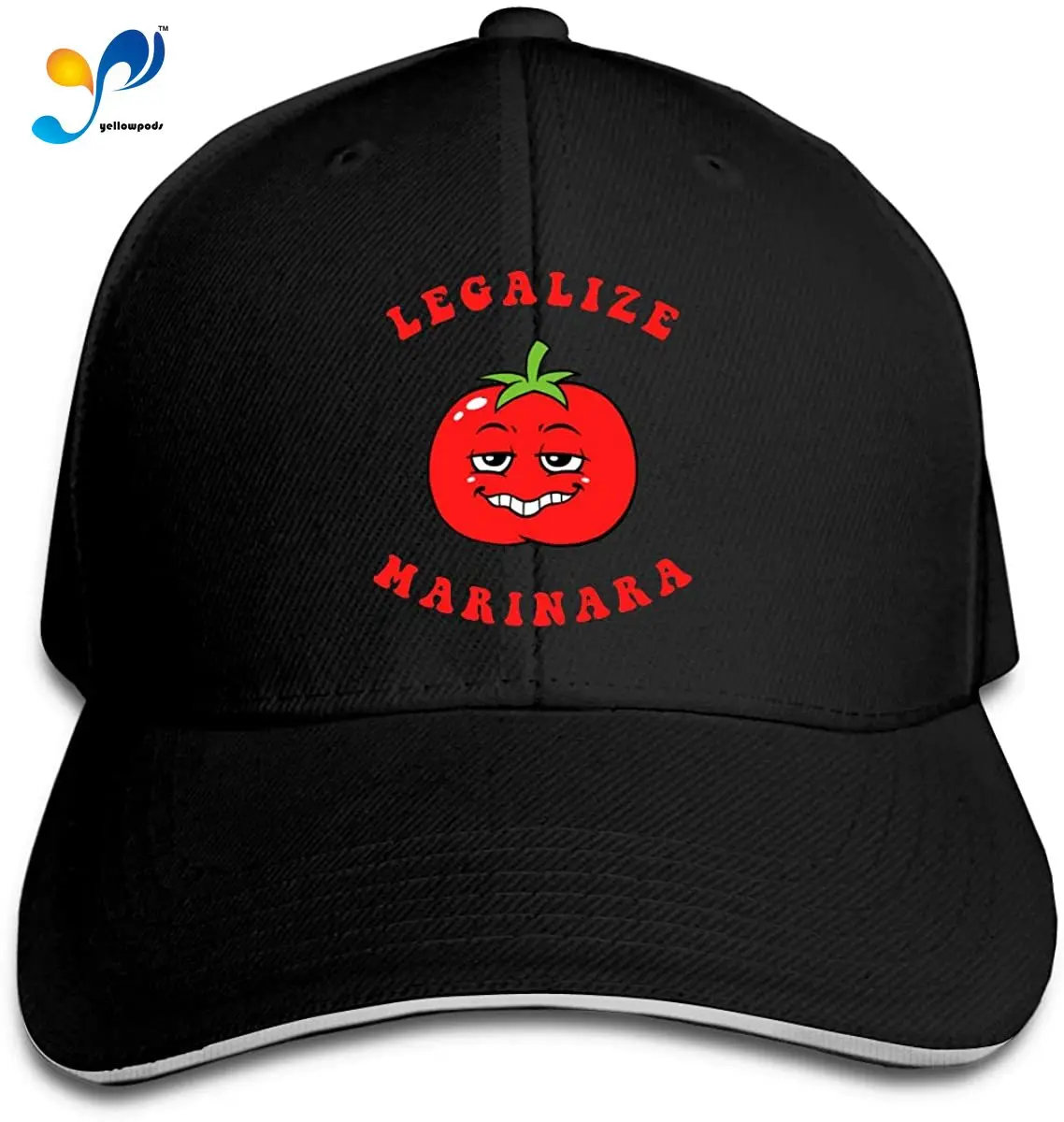 

Legalize Marinara Men Cotton Classic Baseball Cap Adjustable Size