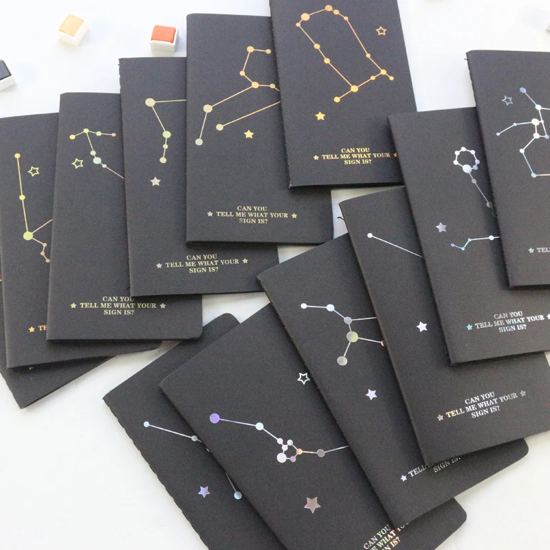 Винтажная классическая золотая фольга Domikee созвездие рисунок школьная