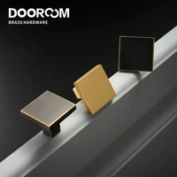 dooroom brass furniture handles modern nordic square wardrobe dresser cupboard cabinet door drawer shoe box pulls knobs