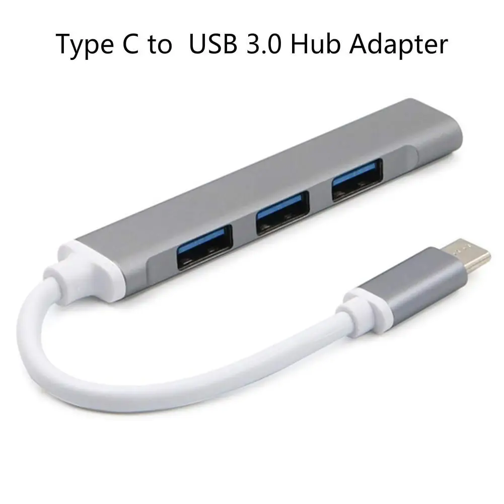 

USB Type C концентратор Type-C к USB 3,0 адаптер док-станция USB-C 3,0 Typec для MacBook Pro Аксессуары для ноутбуков Тип C 3,1 разветвитель 4 порта