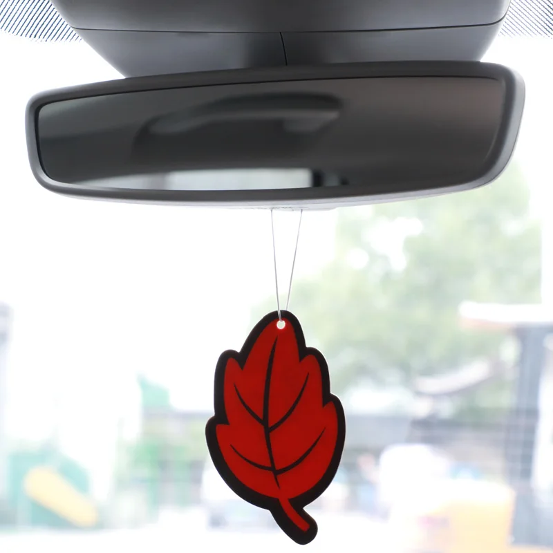 12 шт./лот подвесной автомобильный освежитель воздуха в форме листьев | Автомобили