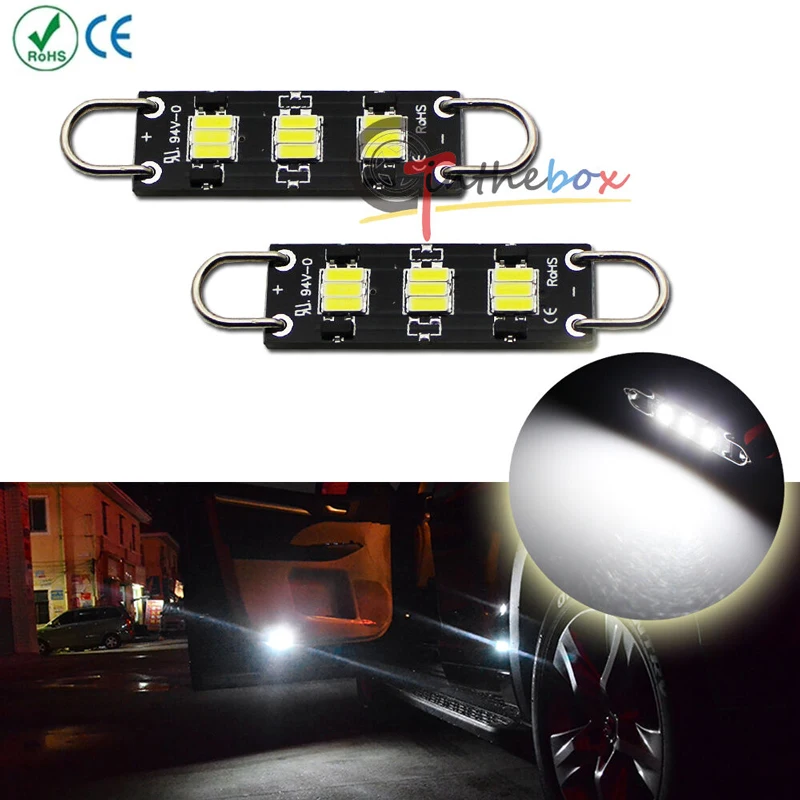 

Gtinthebox ксеноновые белые жесткие петли светодиодные лампы для боковой передней двери карта освещения для Chrysler 300/300C 2005-2013