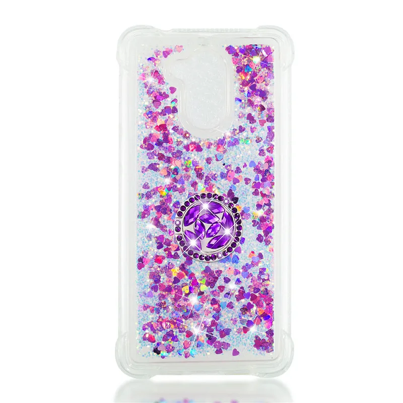 Роскошный блестящий чехол для телефона с бриллиантовым кольцом huawei Enjoy 6s 7 Plus Honor 6c