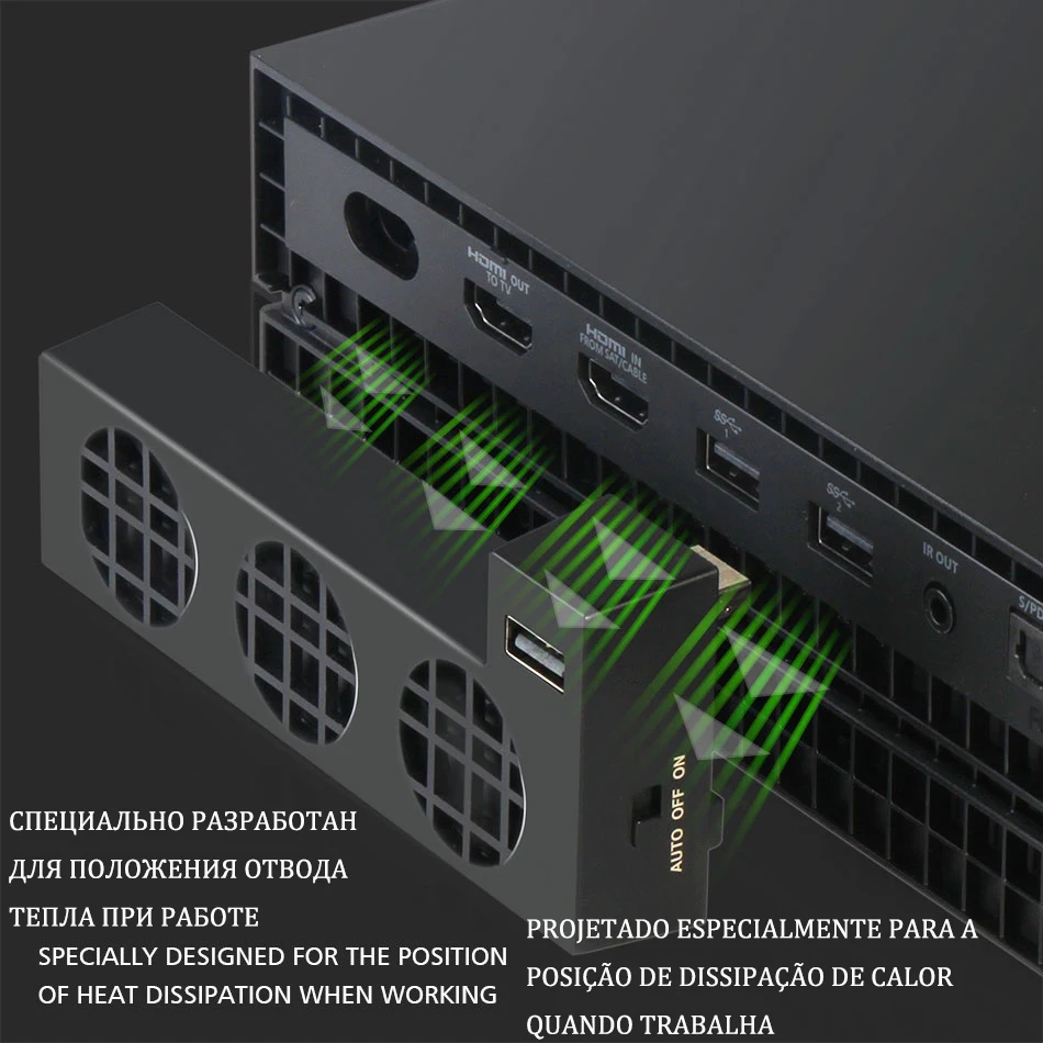 support base for control xbox x box one x accessories console video game stand cooling fan cooler usb controller holder rack van free global shipping