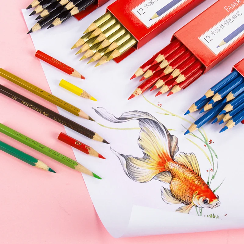 Профессиональный Водостойкий карандаш 1 шт. немецкие брендовые цветные