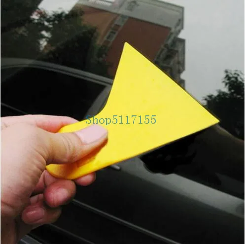 

DHL 1000PCS Accessories Carbon Fiber Tools Glass Stickers Bubble Window Squeegee Car Cleaning Tool Scraper 10.7*9.7cm