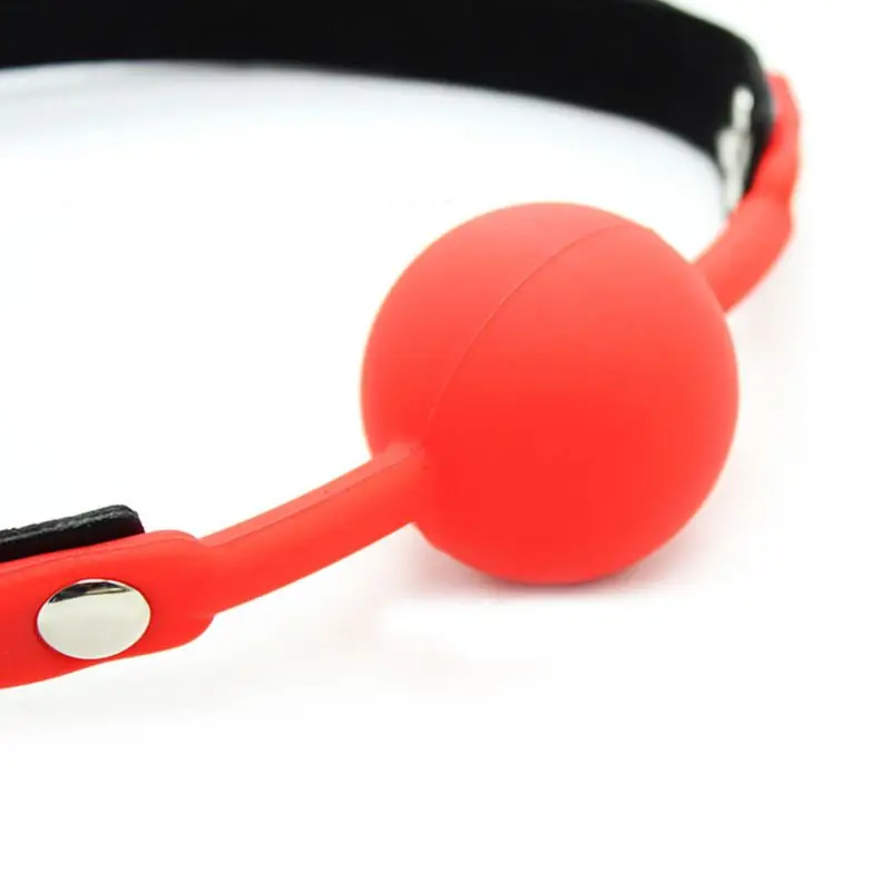 Силиконовые Шарики рот кляп искусственная кожа Плюшевые Заклепки фиксированные