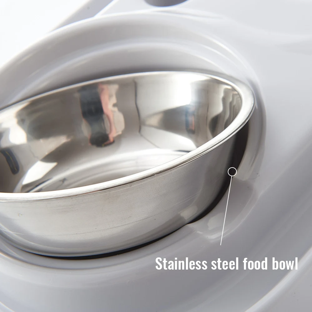 2 в 1 миска для собак и кошек кормушка воды корма питья фонтан пищевая тарелка