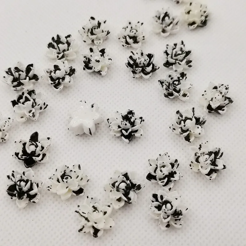 

100 шт., кабошон из смолы, 14 мм