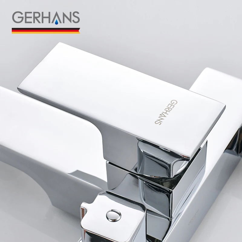 GERHANS Faucet K13008 Смеситель для ванны Цвет: Хром|Смесители ванны| |