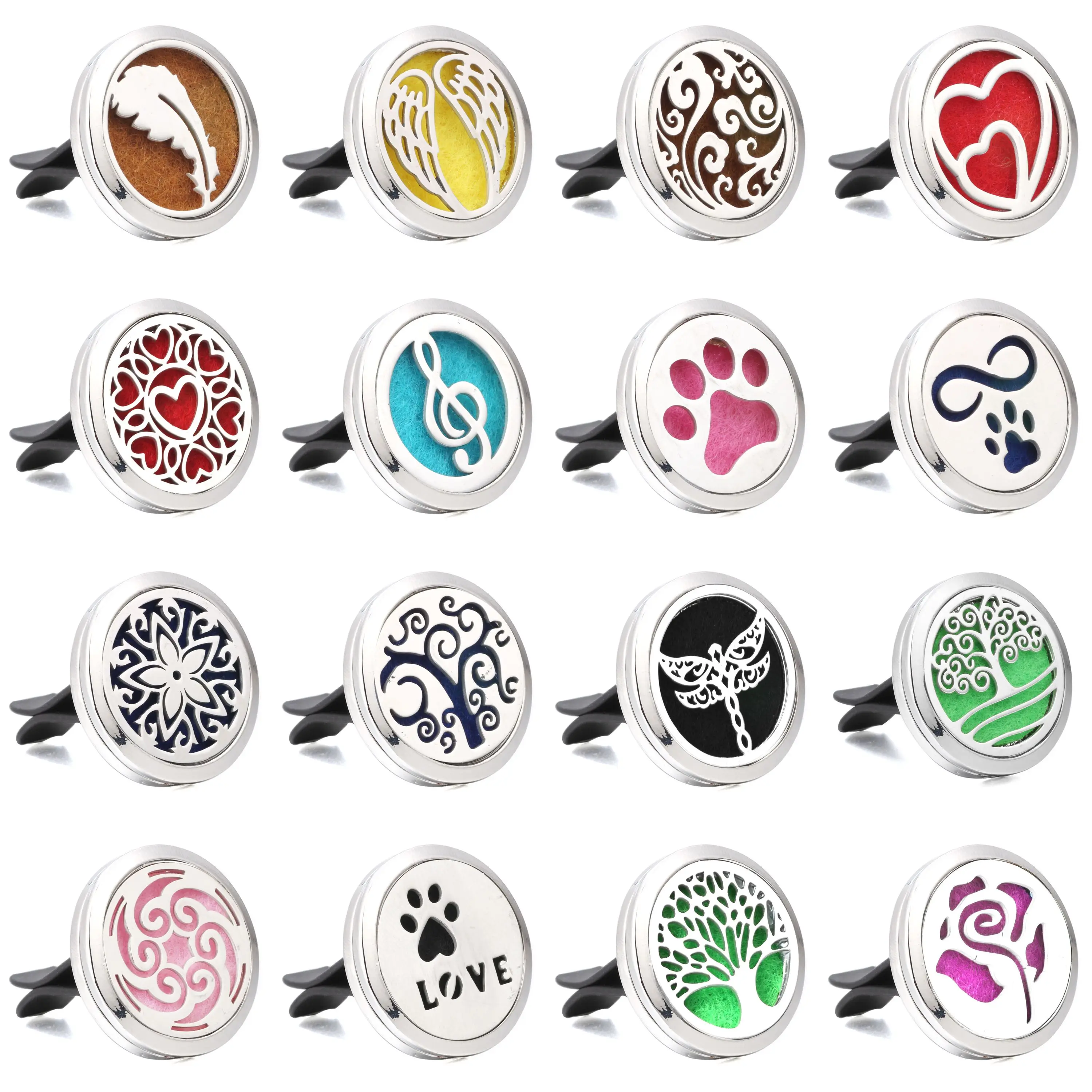 Автомобильный воздушный медальон с распылителем для ароматического масла