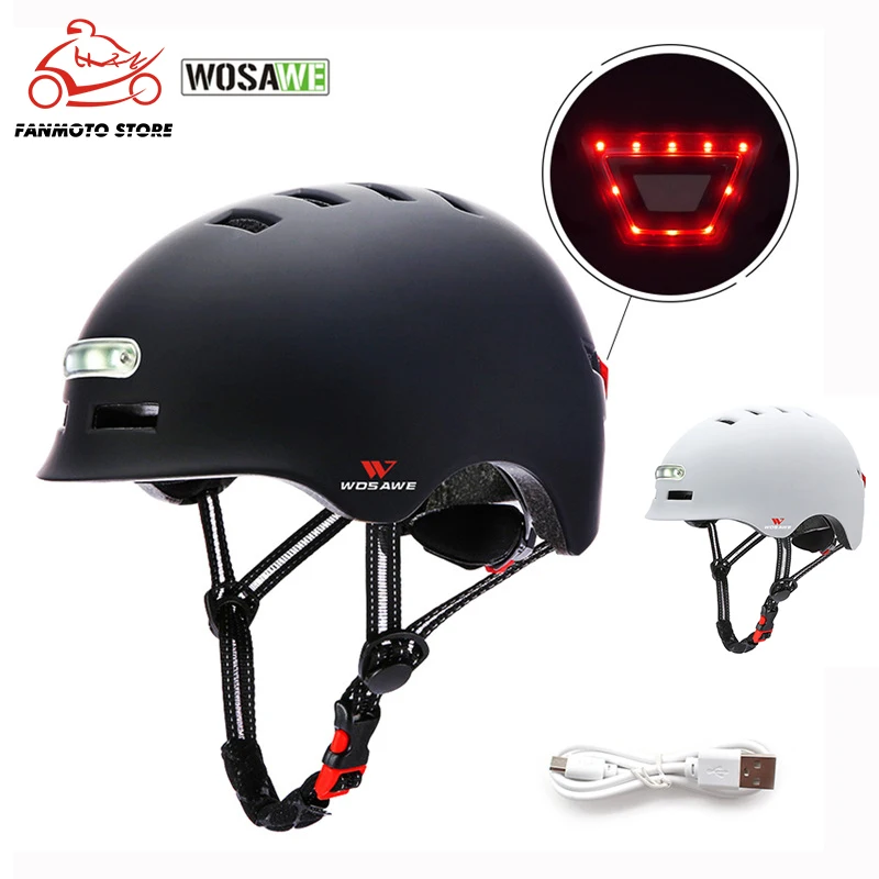 WOSAWE мотоциклетный шлем светильник предупреждающий сигнал безопасности