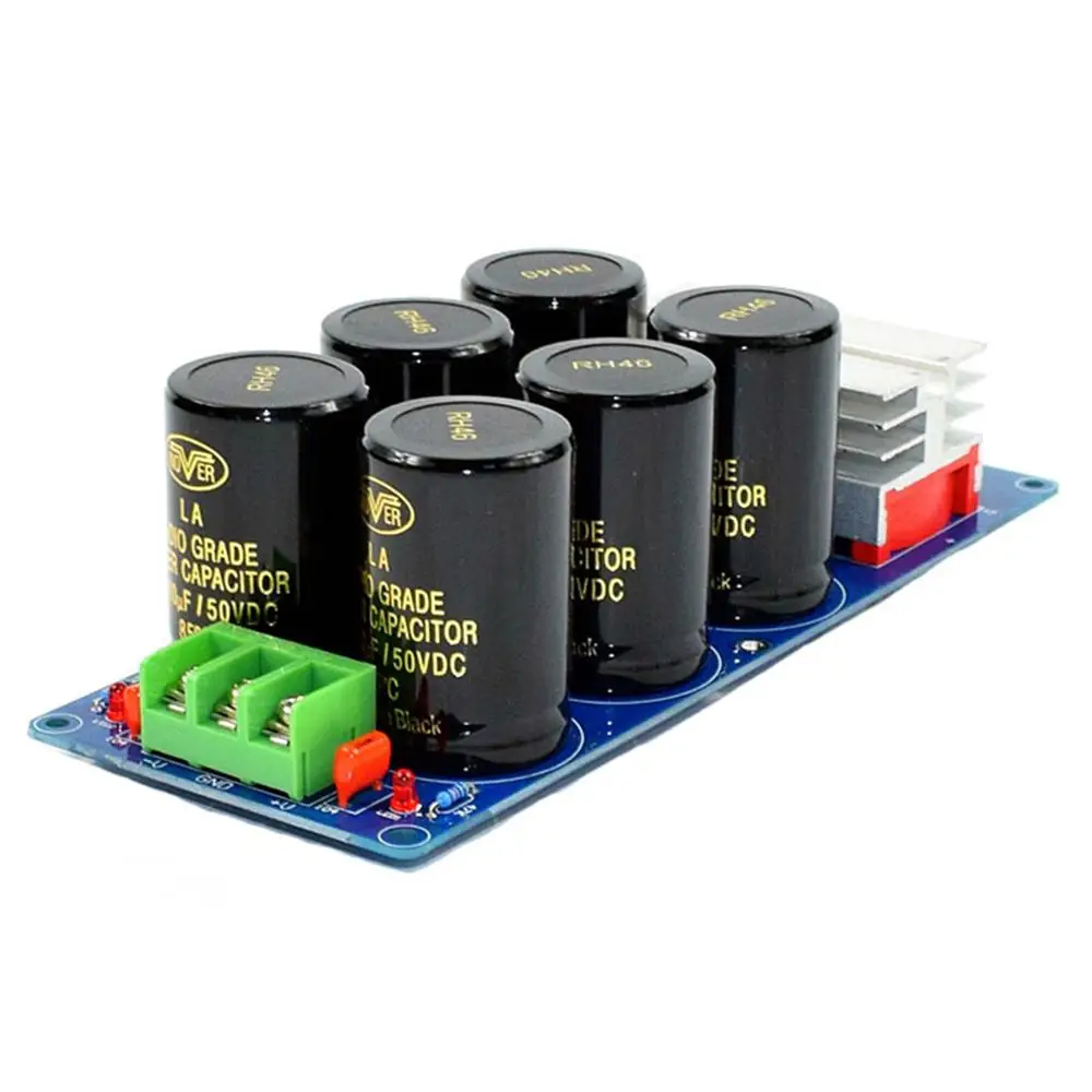 50A 6*10000UF 50V +/-двойной выпрямительный фильтр питания плата YJ | Электроника