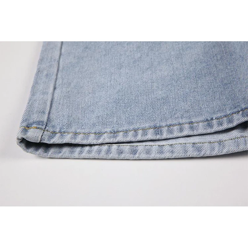 Шорты женские джинсовые Асимметричные с высокой талией модные повседневные