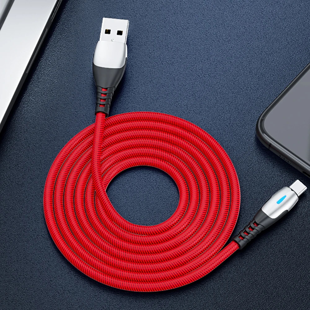 1M 2M 5A USB Type C кабель быстрой зарядки для Samsung Galaxy Z S20 Xiaomi mi9 Huawei P40 P30 мобильный