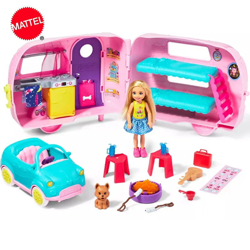 Mattel Барби клуб Челси Кемпер игровой набор 10 + тематические аксессуары кукла