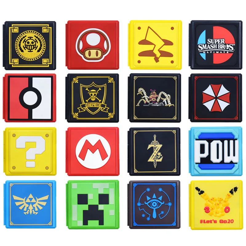 2020 17colors 12in1 For NS Game Card Case Storage Box Nintend Switch Memory SD Holder Carry Cartridge | Электроника