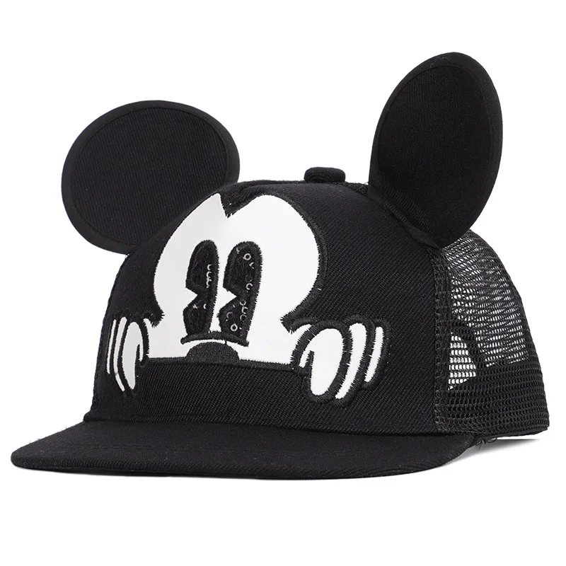 Модная шляпа для мальчиков и девочек с изображением Микки Минни повседневная