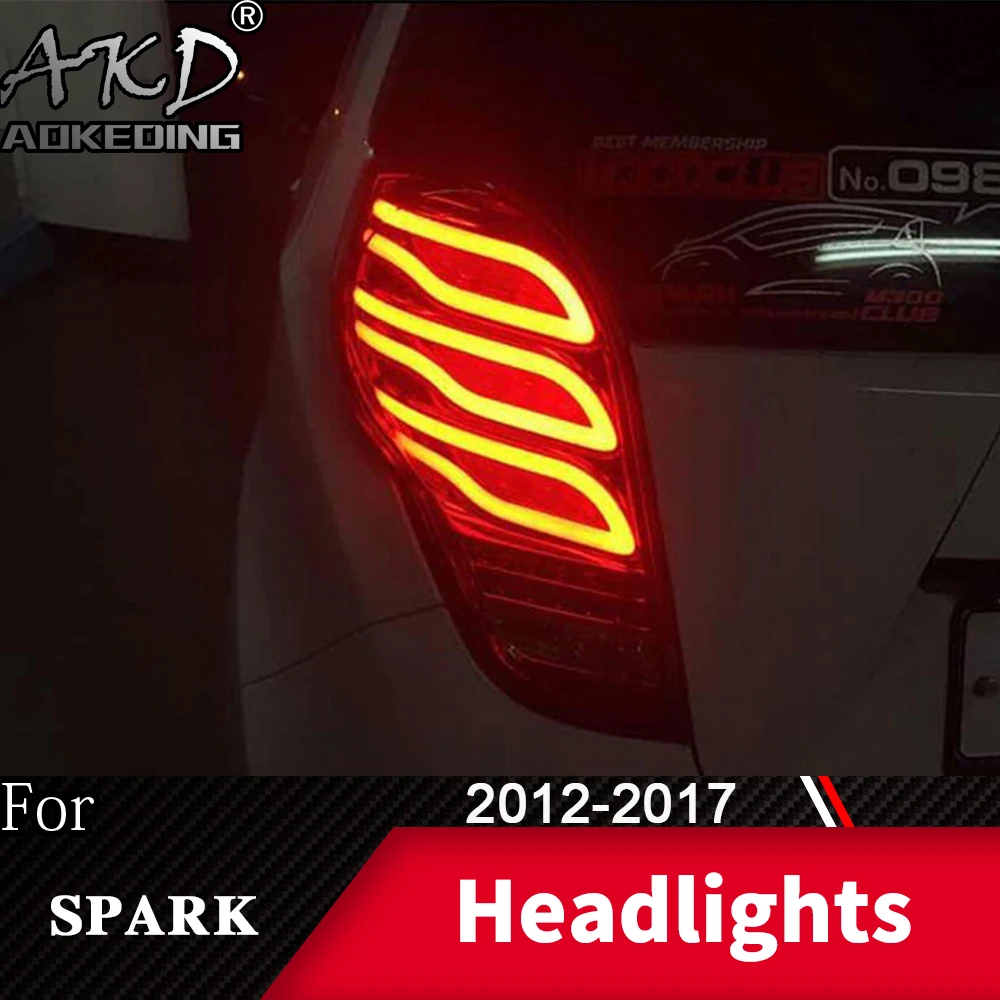 Задний фонарь для автомобиля Chevrolet Spark 2012 Новинка 2017 года светодиодный светильник