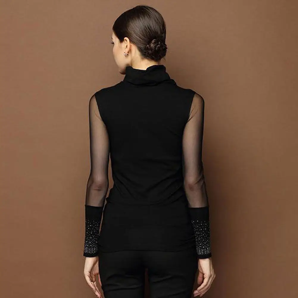 Соблазнительная Женская водолазка лидер продаж футболка современная женская