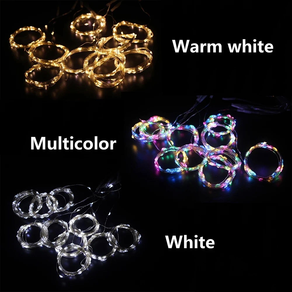 

3M LED Curtain Garland on the Window USB String Lights Fairy Festoon With Remote Christmas Wedding Ramadan Decoration for Home