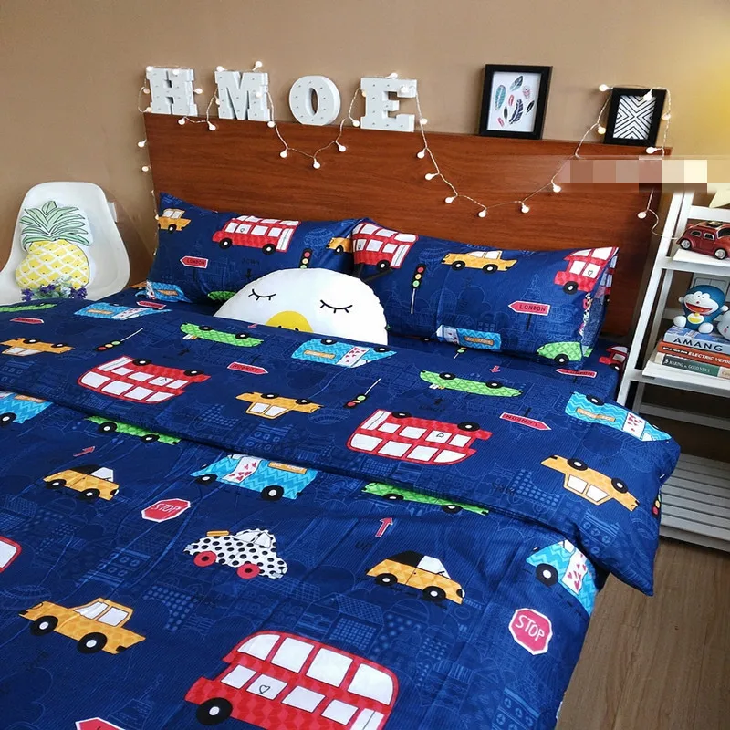 Бесплатная доставка 100% детская одежда из хлопка футболки с принтом аниме синий