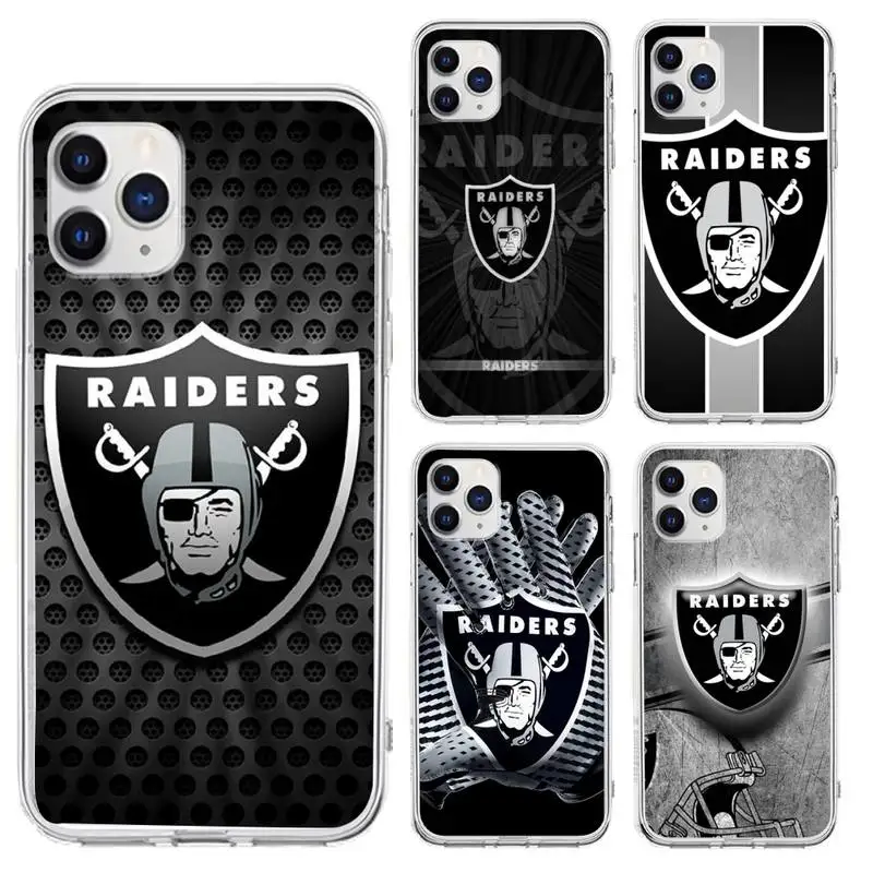 

Oakland Raiders Phone Case for iphone 6s 7 8plus xr xs max 11 12 pro max mini funds clear