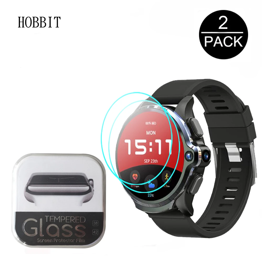 

2PCS 2.5D 9H Tempered Glass For KOSPET prime 1.6" GPS smartwatch Glass HD Clear Explosion-proof Scratch Resistant Guard Film