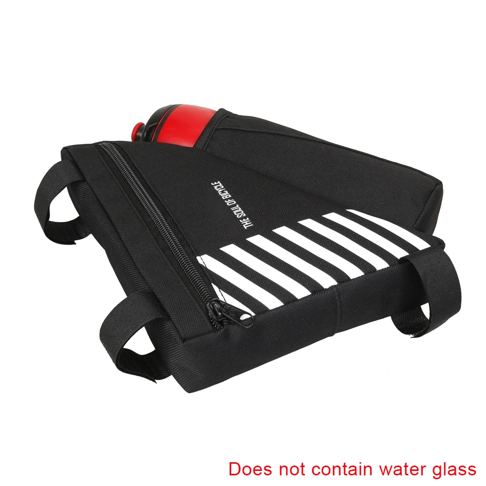 

Waterproof Triangle Bike Bicycle Bag Cycling Front Bag Bicycle Pouch Frame Bags Bicycle Accessories (Not Include Water Bottle)