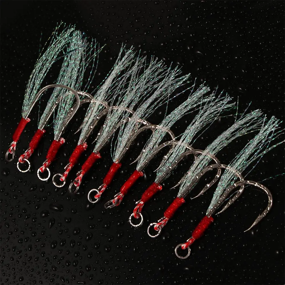 10 шт./лот приманка для рыбной ловли медленно перемешивающиеся рыболовные крючки