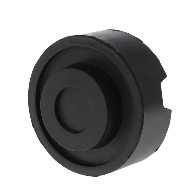 

Black Rubber Slotted Floor Jack Pad Frame Rail Adapter For Pinch Weld Side Pad