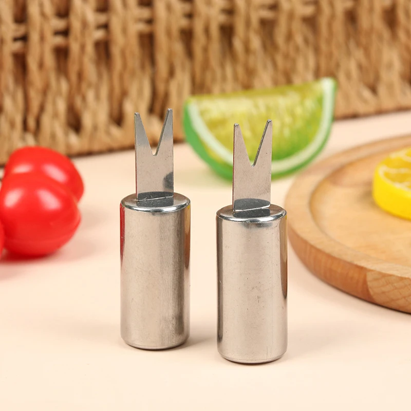 

2Pcs/Set Stainless Steel Corn Fork Corn Holder Barbecue Fork Outdoor BBQ Tool