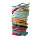 10 шт.лот мягкие тонкие нейлоновые повязки на голову, Эластичные Обтягивающие нейлоновые повязки для волос, аксессуары для волос для маленьких девочек