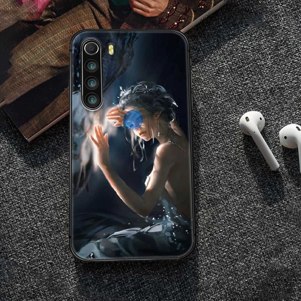 

Ghost Blade princess Phone Case Cover Hull For XIAOMI Redmi 7a 8a S2 K20 NOTE 5 5a 6 7 8 8t 9 9s pro max black Waterproof Trend